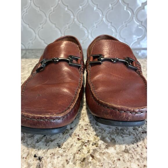 Bruno Magli Monza BM600010 Brown Loafers Horse Bit Men\'s Shoes 9 m main image 9